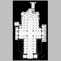 Plan de la cathédrale de Chartres, dans le Dictionnaire raisonné de l’architecture française d'Eugène Viollet-le-Duc (Wikipedia).png